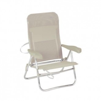 SILLA DE PLAYA AL-205-M-34 GRIS CLARO