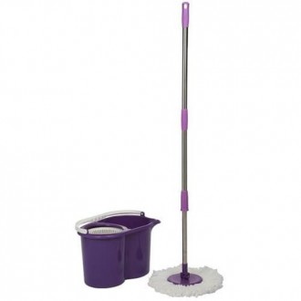 FREGONA+CUBO ESCURRIDOR MORADO 900MO