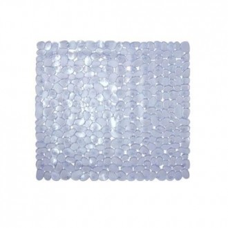 ALFOMBRA BAÑO ANTIDESLIZ.54X54 BLANCO MARELIA 5224