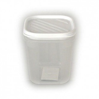 CONTENEDOR ALIMENTOS 0.7 L. BCO.CUADRADO 1160301