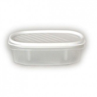 CONTENEDOR ALIMENTOS 0.5 L. BLANCO OVAL 1163001