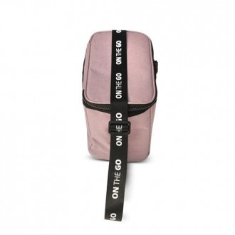BOLSA TERMICA 4 L ROSA JASPEADA ON THE GO 9100-TR