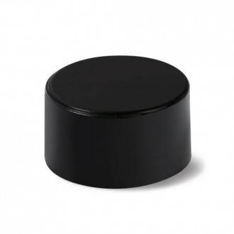 TOPE PUERTA FLEXIBLE ADHESIVO 36MM NEGRO