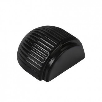 TOPE PUERTA FLEXIBLE ADHESIVO NEGRO 40X39MM