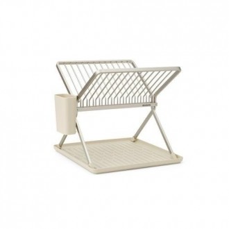 ESCURREPLATOS PLEGABLE BEIGE CAPACIDAD 13 PLATOS