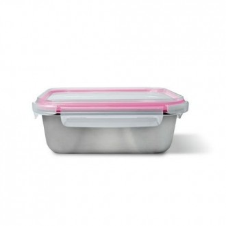 CONTENEDOR RECTANGULAR ACERO INOX 1700ML