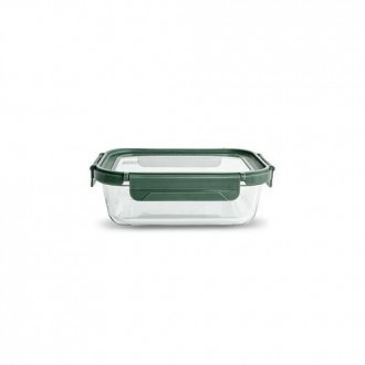 CONTENEDOR VIDRIO RECTANGULAR 1040ML C/TAPA 8582-V