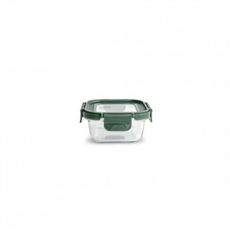 CONTENEDOR VIDRIO CUADRADO 320ML C/TAPA 8584-V