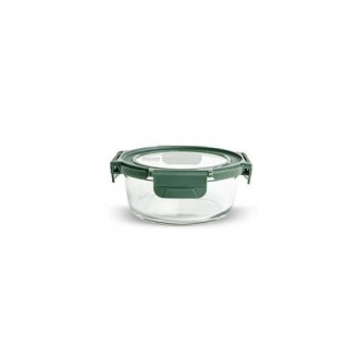 CONTENEDOR VIDRIO REDONDO 620ML C/TAPA 8588-V