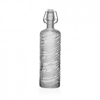 BOTELLA TRANSP 1000ML 8.2X8.2X30.6CM 22500086