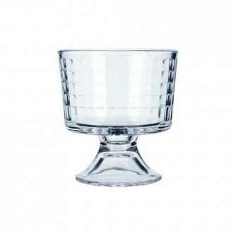 COPA HELADO VIDRIO 30CL CUADRADA TRANSP UMA QUID