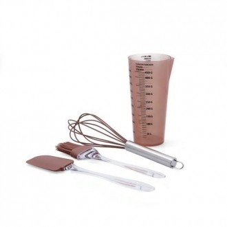 SET 3 GADGETS COCINA SILICON C/CUBO RTS CRETA QUID