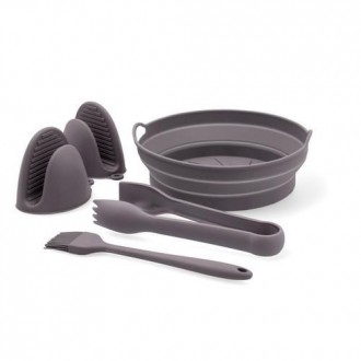 SET 5 ACCESORIOS SILICONA AIR FRYER CRETA QUID