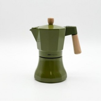 CAFETERA ITALIANA GREEN  EXPRESS 6T FULL INDUCTION