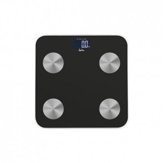 BASCULA BAÑO ANALIZADOR DATOS NEGRO HBAS1155