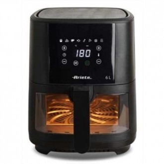 FREIDORA AIRE CESTO TRANSPARENTE 6L 1300W ARIETE