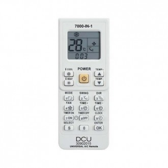 MANDO A DISTANCIA UNIVERSAL P/ AIRE ACONDICIONADO