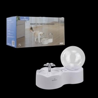 FUENTE DE AGUA GATOS 2.5L SILENCIOSA CON FILTRO