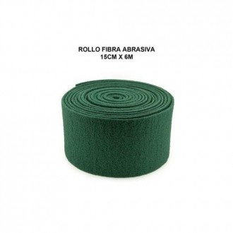 ROLLO FIBRA ABRASIVA VERDE 15CM X 6M ESTROPAJO