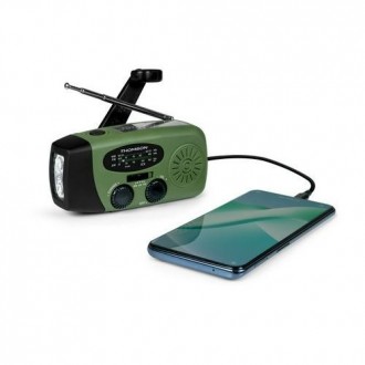RADIO AM/FM C/LINTERNA Y POWERBANK 2000MAH RT260