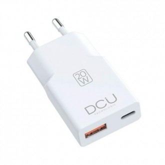 CARGADOR SUPER SLIM USB-C PD 20W+USB-A QC 18W