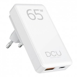 CARGADOR PLEGABLE USB-C PD 65W USB-A QC 3.0 18W
