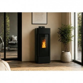 ESTUFA PELLETS XFS FIRESIDE NB-PG 6 KW NEGRO