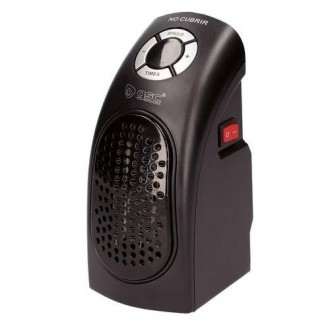 MINI CALEFACTOR SIN CABLE BARDEI MAX. 400W NEGRO