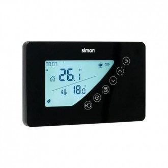 TERMOSTATO DIGITAL PROGRAMABLE SEMANAL S NEGRO