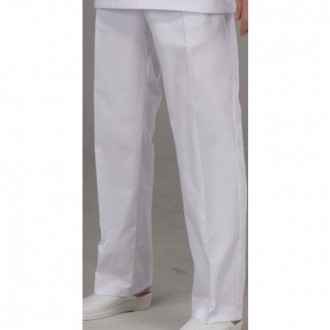 PANTALON GOMA SIN CREMALLERA BLANCO PSU99-10