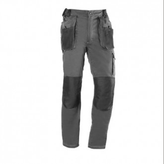 PANTALON MULTIBOLSILLOS FLEX GRIS/NEGRO 171-XL