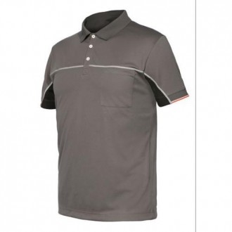 POLO ISSA EXTREME MANGA CORTA GRIS CLARO T-S