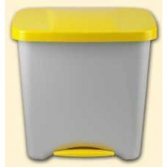PEDALBIN ECOLOGICO 50 L. AMARILLO