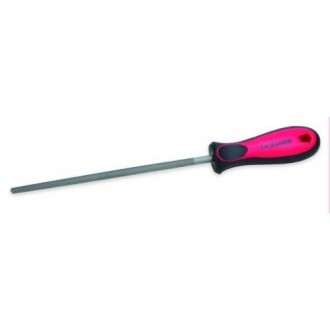 LIMA REDONDA 200MM MANGO BIMATERIAL GRANO ENTREF.